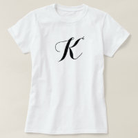 Letter K T-shirt, K Logo Uniform,Stylish Corporate