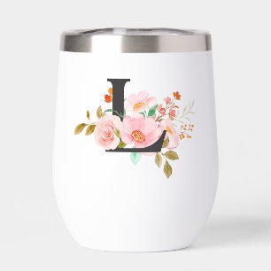 Letter K Thermal Wine Tumbler