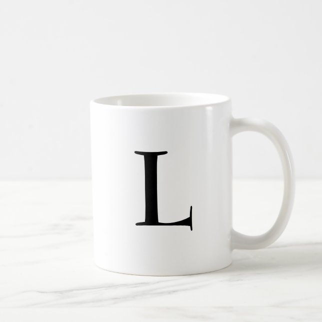 "Letter L" Coffee Mug (Right)