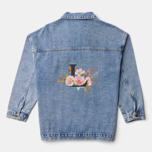 Letter L Denim Jacket (Back)