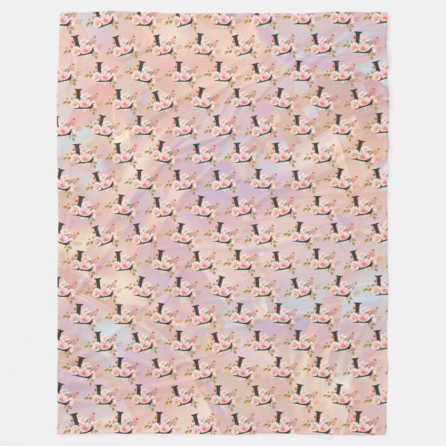 Letter L Fleece Blanket (Front)