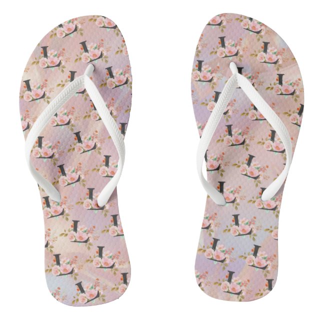 Letter L Jandals (Footbed)