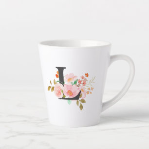 Letter L Latte Mug