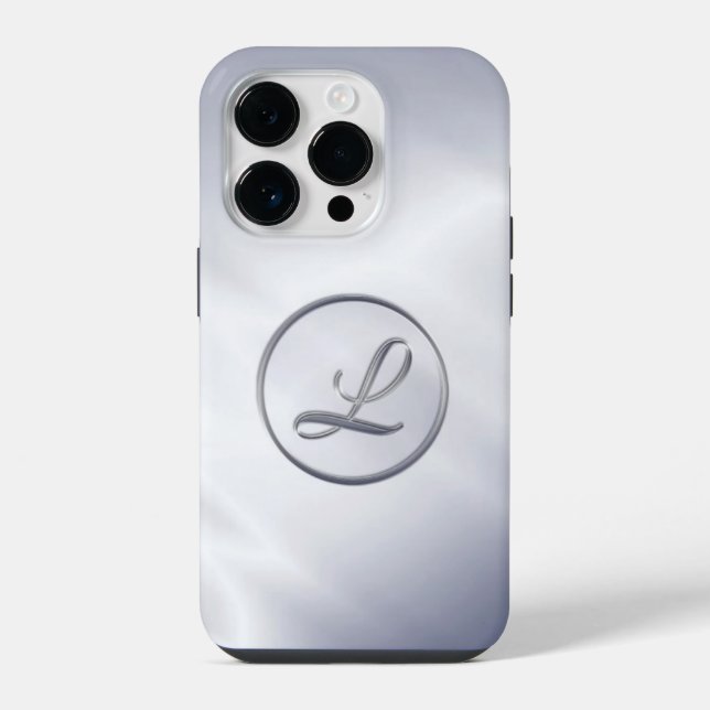 "Letter L" Monogram iPhone Case (Back)
