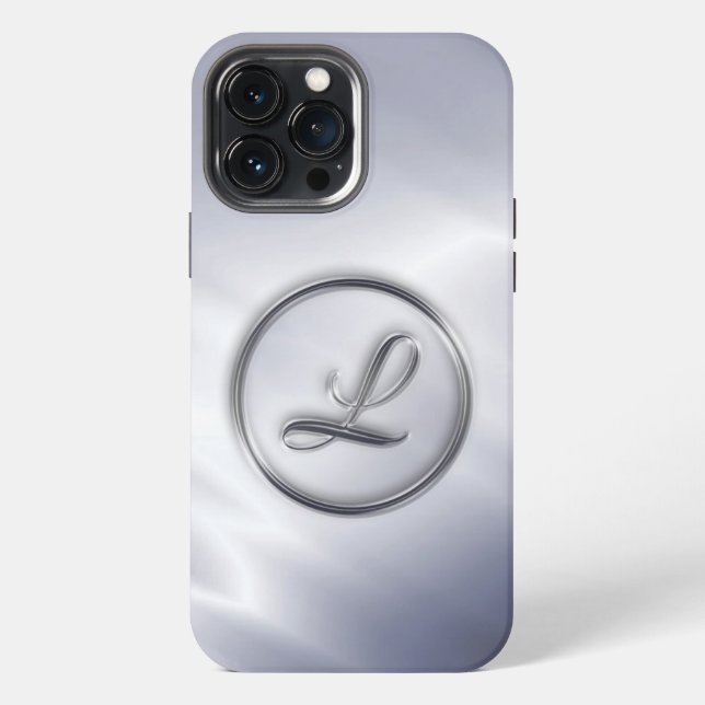 "Letter L" Monogram iPhone Case (Back)
