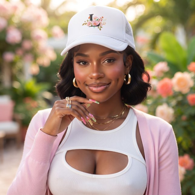 Letter L Trucker Hat (Creator Uploaded)