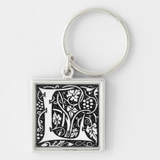 Letter 'L' William Morris Design - Keychain