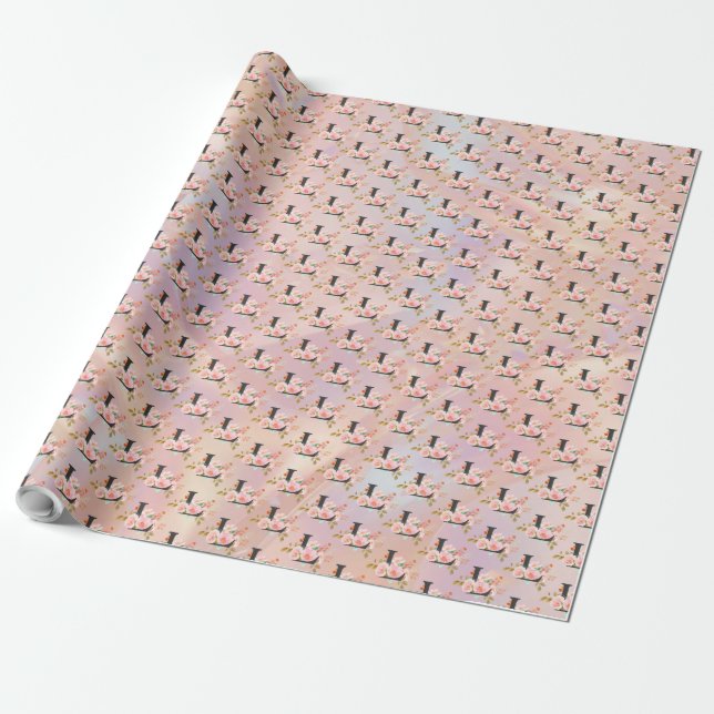 Letter L Wrapping Paper (Unrolled)