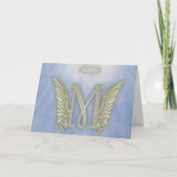 Letter M Angel Monogram