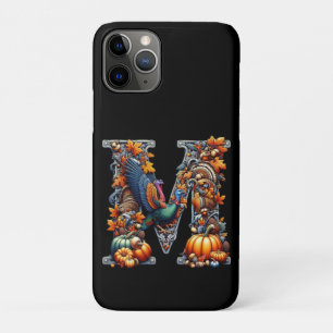 Letter m by Thanksgiving style  Case-Mate iPhone Case
