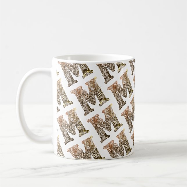 Letter "M" Coffee Mug (Left)