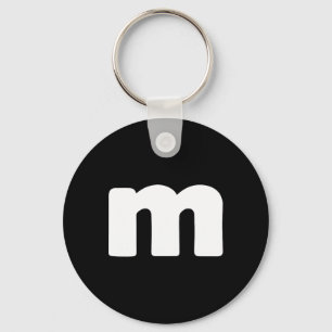 Letter M Groups Halloween Matching Team Easy Lazy Key Ring