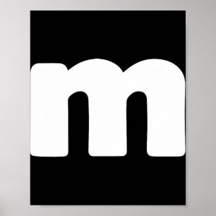 Letter M Groups Halloween Matching Team Easy Lazy  Poster