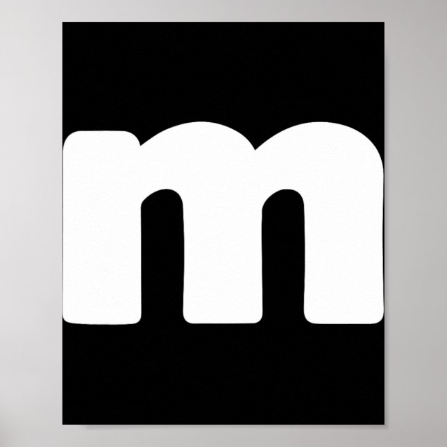 Letter M Groups Halloween Matching Team Easy Lazy  Poster (Front)