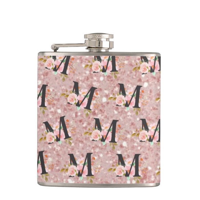 Letter M Hip Flask (Front)