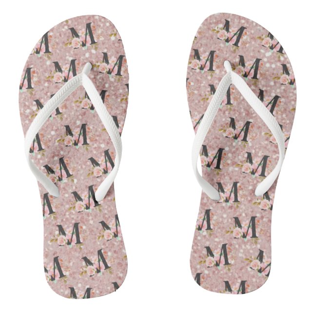 Letter M Jandals (Footbed)
