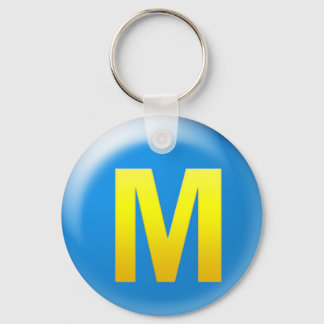 Letter M Key Ring