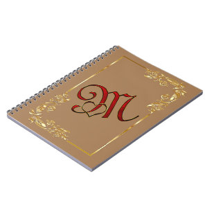 Letter M Notebook