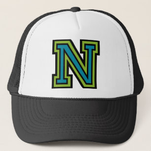 Letter "N" Initial Trucker Hat