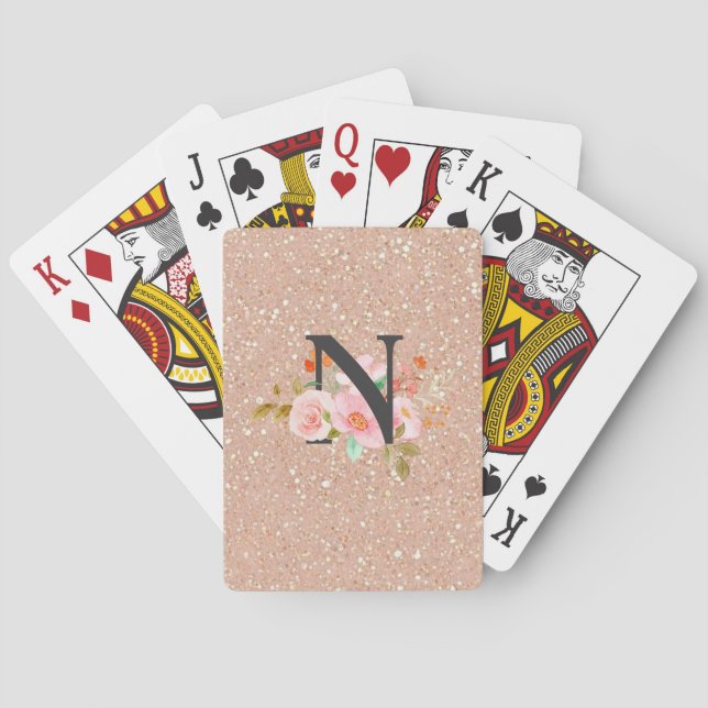 Letter N Playing Cards (Back)