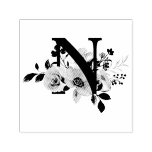 Letter N Self-inking Stamp