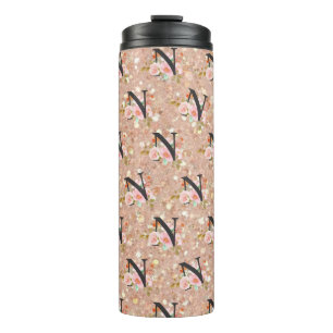 Letter N Thermal Tumbler