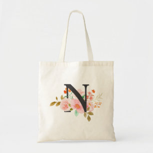 Letter N Tote Bag