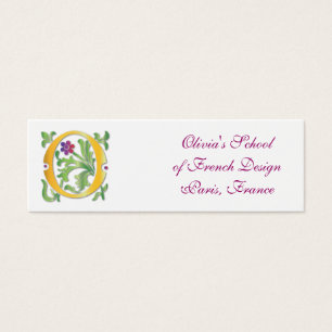 Letter O Monogram Fleur de lis