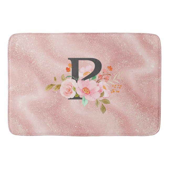 Letter P Bath Mat (Front)