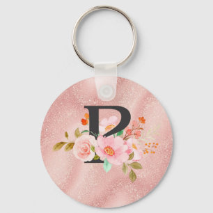 Letter P Key Ring