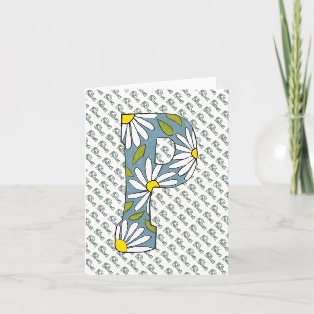 letter P notecard (Front)