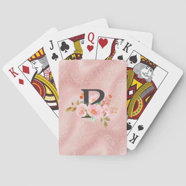 Letter P Playing Cards (Back)