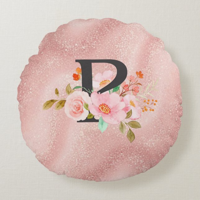 Letter P Round Cushion (Front)