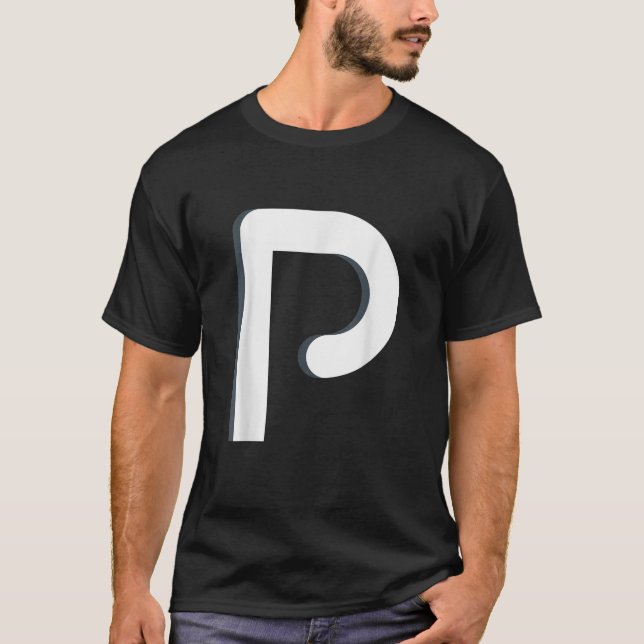 Letter P T-Shirt (Front)