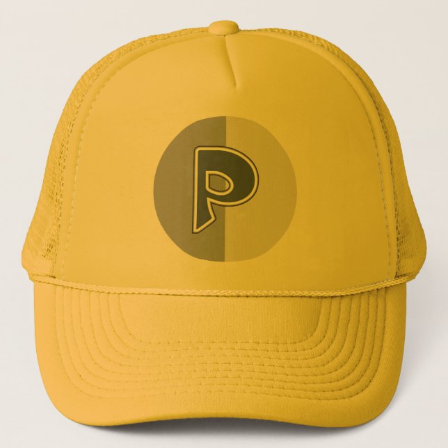 Letter P Trucker Hat (Front)