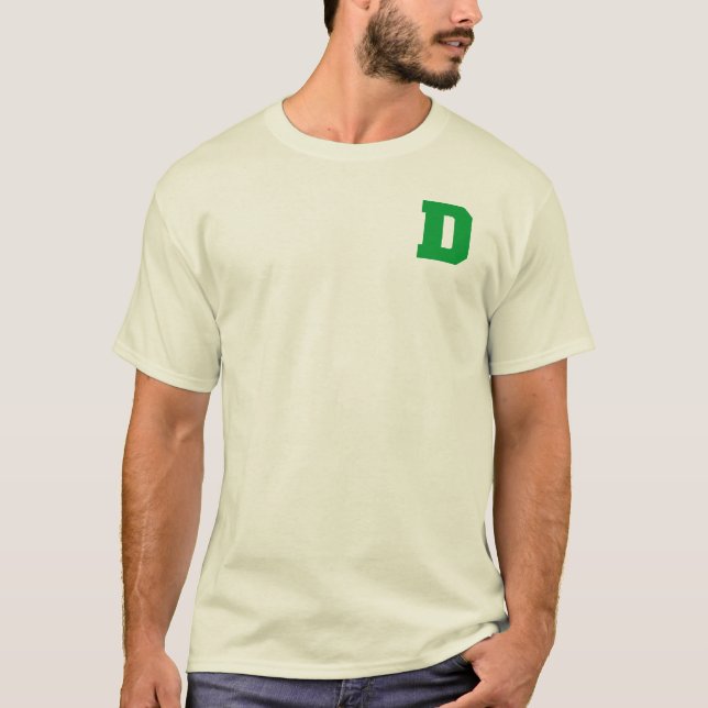 Letter Pride D Green.png T-Shirt (Front)