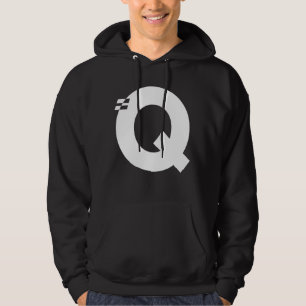 Letter Q Alphabet Initial Monogram Hoodie