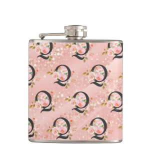 Letter Q Hip Flask