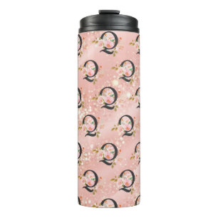 Letter Q Thermal Tumbler