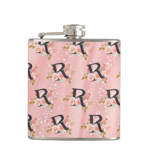 Letter R Hip Flask