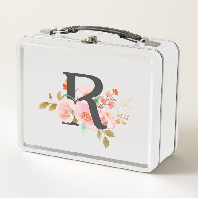 Letter R Metal Lunch Box (Front)