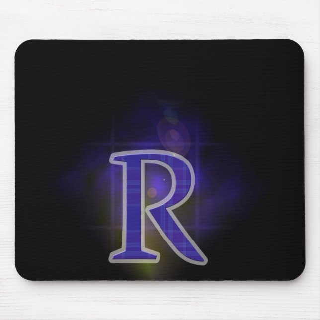 Letter R Mouse Pad (Front)