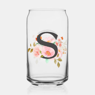 Letter S Can Glass