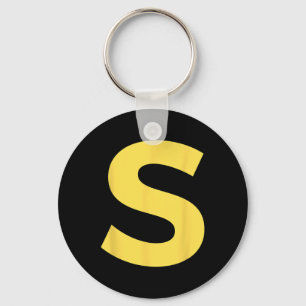 Letter S Funny Group Matching Halloween Costume  Key Ring