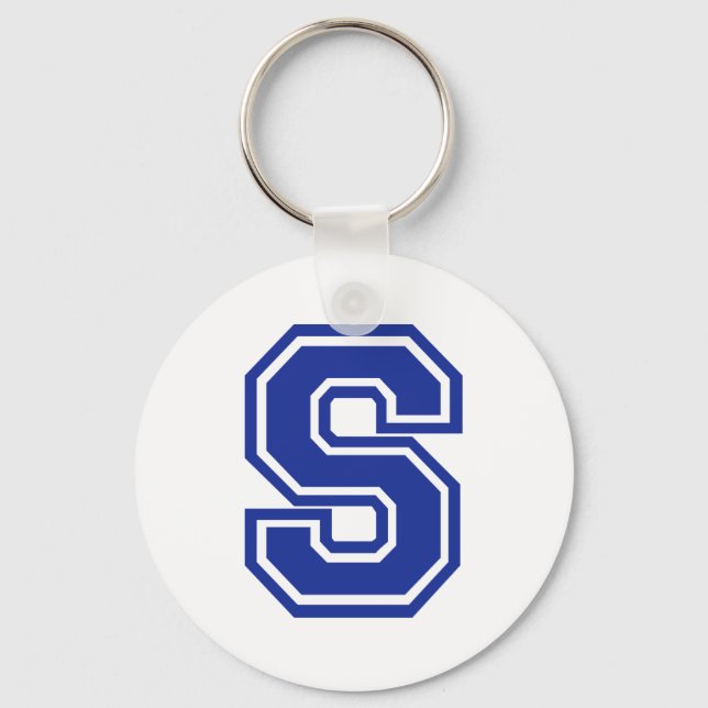 Letter S Key Ring (Front)