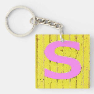 Letter s key ring