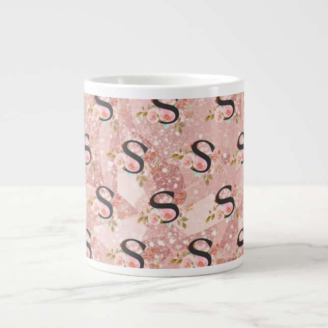 Letter S Large Coffee Mug (Front)