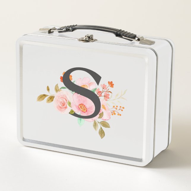 Letter S Metal Lunch Box (Front)