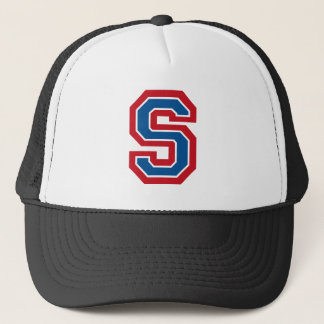 Letter 'S' Monogram Trucker Hat