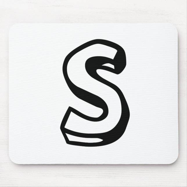 Letter S Mouse Pad (Front)